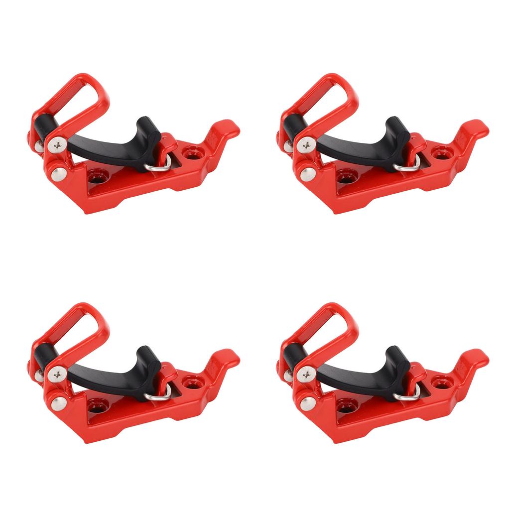 4 Sets Roof Rack Shovel Mount Heavy Duty Multipurpose Metal Rubber Clamp Mounting Bracket for Roof Rack Boats Tool