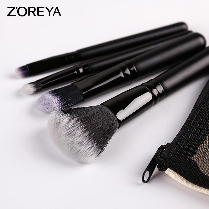 Makeup Brush Makeup Brush Full Set Brush Soft Hair Foundation Set Black Mini Loose Powder Set Brush Eyeshadow