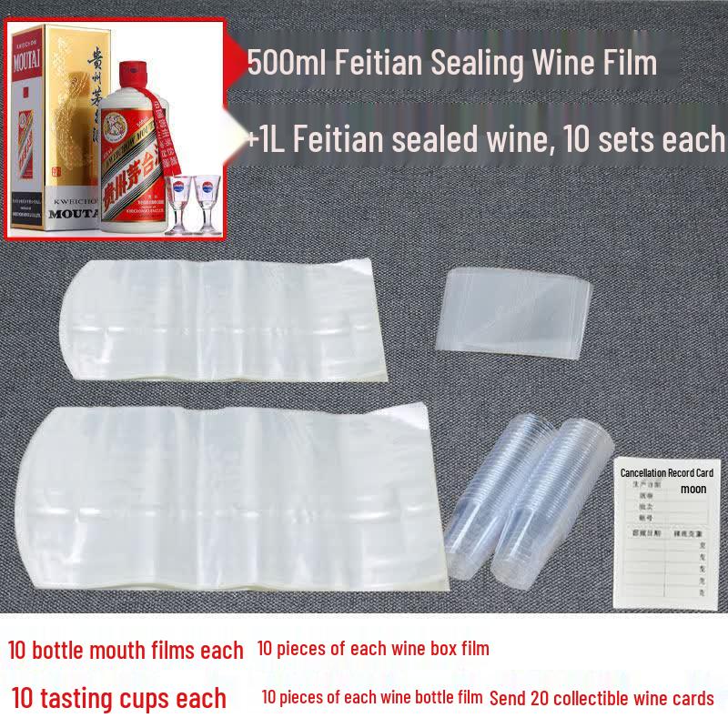 Qiwei Feitian Moutai Zodiac Bottle Heat Shrink Sealing Film Kit