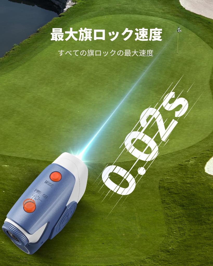 AOFAR GX6 Golf Slope Laser Magnetic Attaches to Metal 7x IPX4 Compact and Perfect Gift Rangefinder, 1000-yd Measurement, ±0.5-yd Accuracy, 0.02-Second