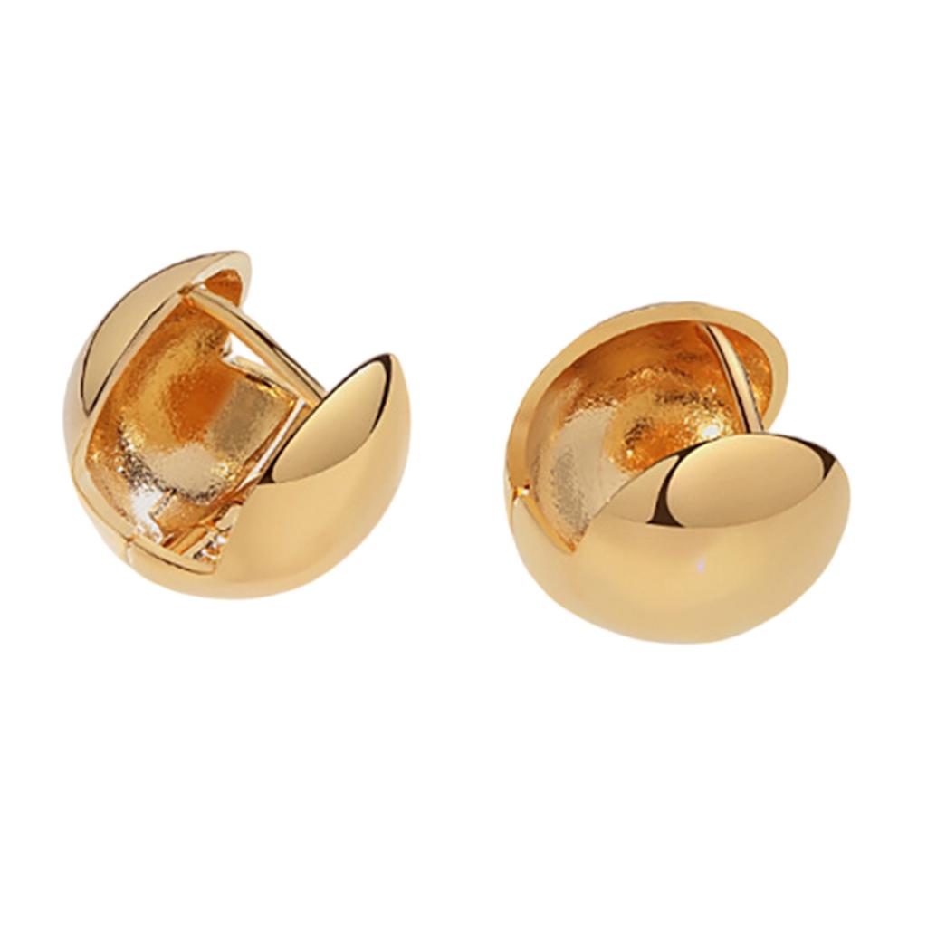Unique Ball Shape Studs Earrings Ear Studs Fashion Ears Jewelry Copper Texture Suitable for Various Occasion Wear