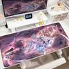 Mouse Pad de Jogo para Menina de Anime Wuthering Waves Tapete de Mesa Aemeath Acessórios de PC para Escritório Teclado Tapetes de Jogo com Mousepad
