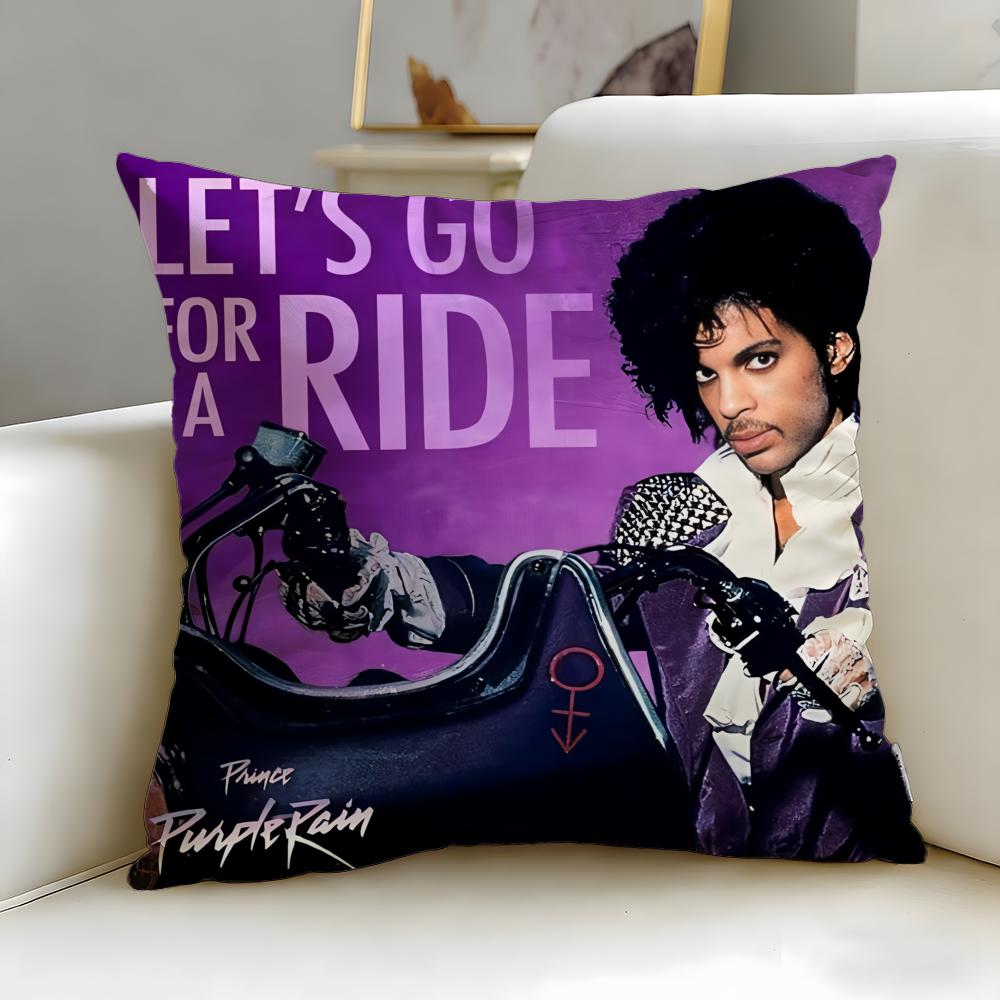 classic singer Prince Cushion Cover Soft & Easy-Wash Pillow Case – Versatile for Couch, Bed, Travel and Office