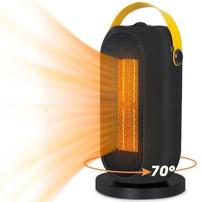Fan Heater for Bathroom - NETTLIFE - 1200 W - Ceramic - Wall Mounting - Electronic Thermostat