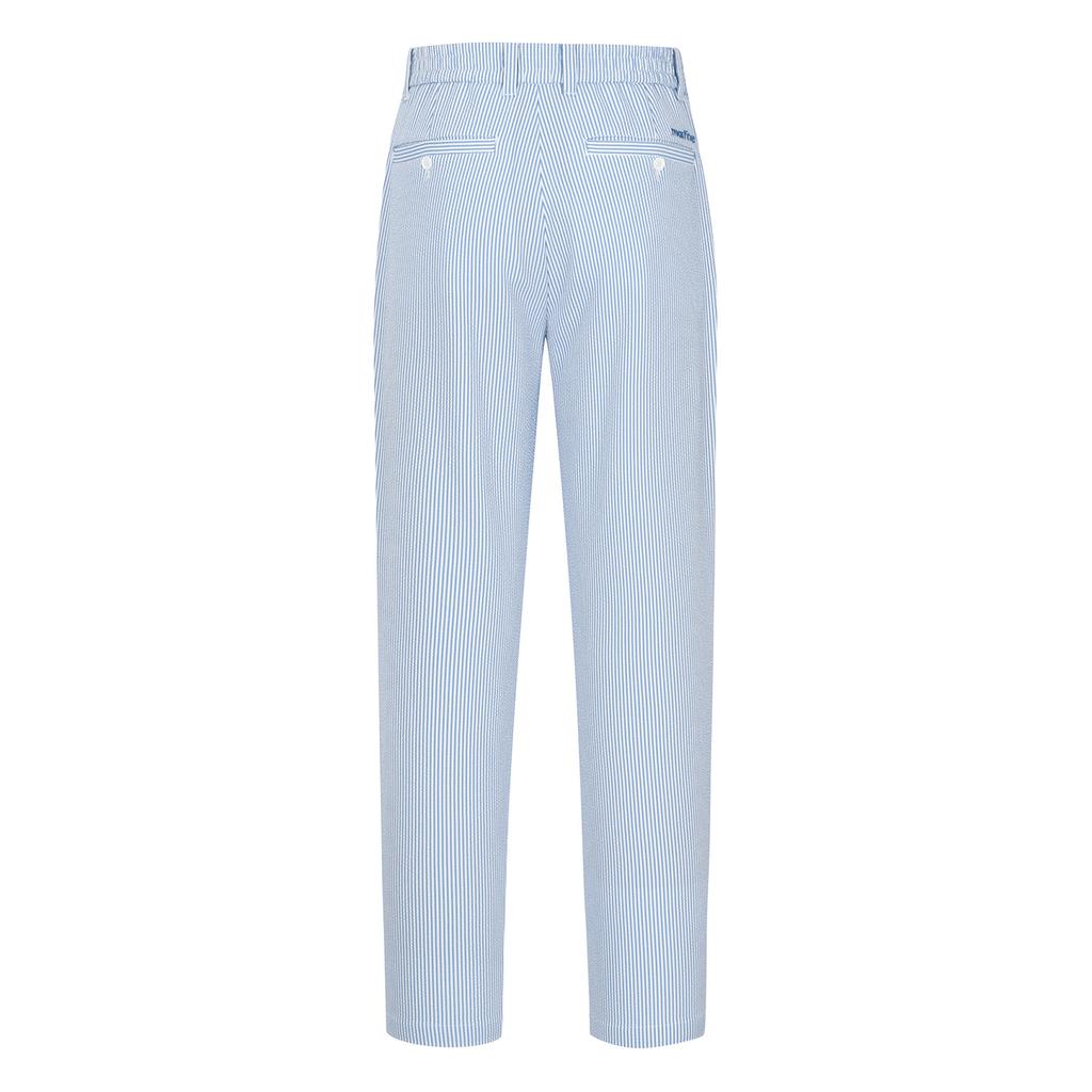 MARTINE GOLF Seersucker Baggy Fit Pants_Blue (Men)