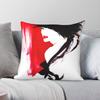 Gruau Femme Vintage Fashion Square Pillowcase Polyester Linen Velvet Printed Zip Decorative Throw Pillow Case Bed Cushion Cover
