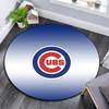 Chicago Cubs Round Area Rug,Carpet Rug for Living Room Bedroom Sofa Playroom Decor,Non-slip Floor Mat