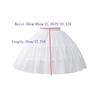 Elastic Wedding Petticoats Adjustable Fish-bone Skirt Cute Puffy Short Skirts  Girl Lolita Skirts