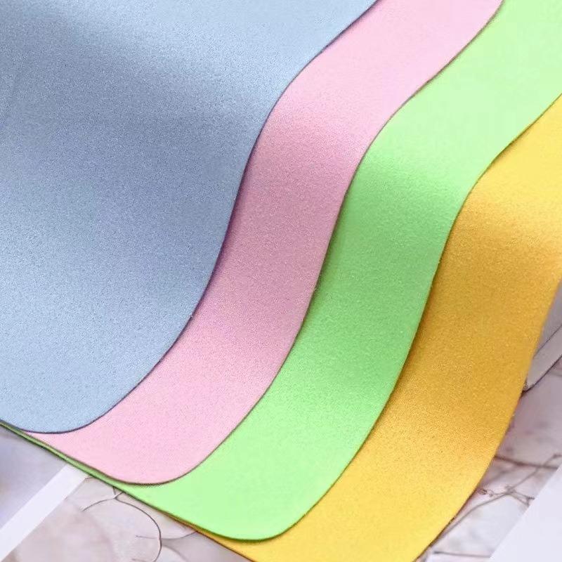 5PCS Eyeglass Cleaning Cloth Microfiber Adaptable For Screens Lenses Nylon Or Polaroid Glasses 15*18cm Random Color