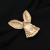 Retro gold rabbit brooch niche men's and women's literary temperament pin suit corsage high-end accessories