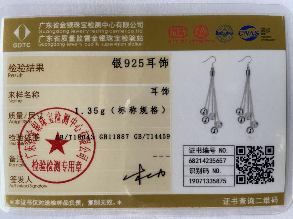 CHSHINE 925 Srebro Sterling Gładkie Matowe Kolczyki Kulkowe Z Chwostami Dla Kobiet Modna Biżuteria Charm