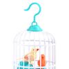 Toy Mini Simulation Animal Chirping Bird Musical Parrot Cage with Realistic Movement And Soft