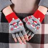 Women's Winter Knitted Wool Flip-Top Fingerless Gloves - Cute, Warm, Cold-Proof