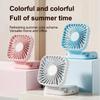Hanging Neck Fan Portable Folding Turbine USB Rechargeable Mute Multi functional Handheld Mini Air Cooler