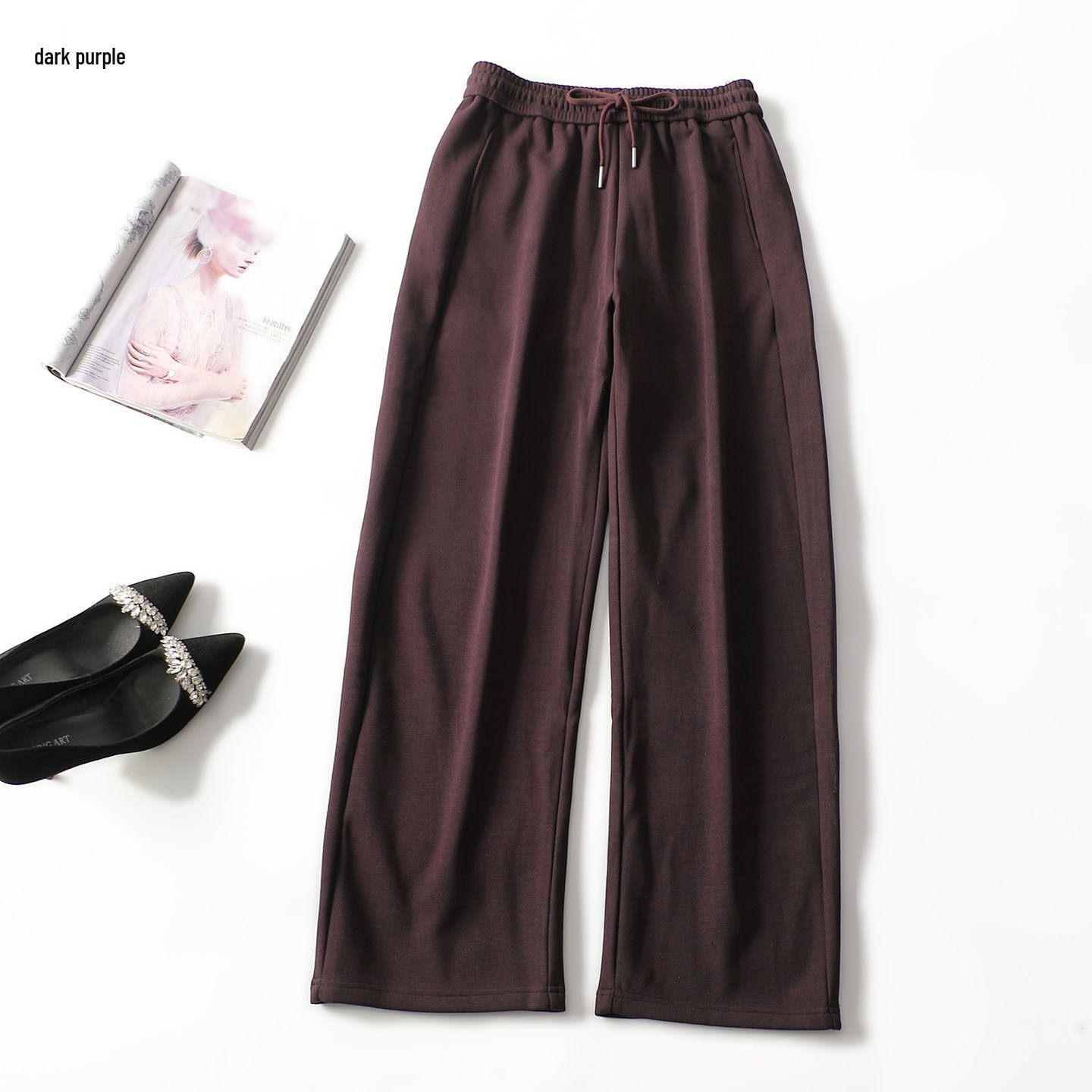 

413459 Women s Winter Casual Long Trousers L темно-фиолетового