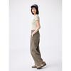 GU by Uniqlo Tuck Wide Check Pants