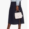 COACH Willis Sheepskin Shoulder Bag, Crossbody Bag, Handbag Small Women's Pink White C3844-B4HA