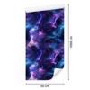 Watercolor Galaxy Wallpaper Navy Blue and Blue, Fine Detail 50x1000