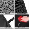 190*75*73in Black Full SUV Car Cover Waterproof Sun-Resistant Dust-proof UV Resistant Outdoor Auto Protection Cover