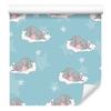 Sleeping Elephants In Clouds Wallpaper for Living Room and Bedroom 50x1000