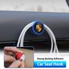 1pcs Mini Circular Hook Bracket For Cars Data Cables Keys Storage For Porsche Boxster Cayenne Panamera Macan Cayman 911 918 996