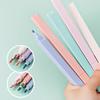 6Pcs Highlighter Pen Macaron Color Smooth Writing Soft Nib Aesthetic Cute Double Head Art Marker Pen for School