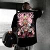 Summmer Anime One Piece Doflamingo Printed T-shirt Men's and Women's T-shirt Children's and Parental Clothing Boy Girl T-shirt