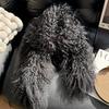 High Quality Winter Double-face Faux Fur Fluffy Wool Chunky Long Scarf for Women Stylish