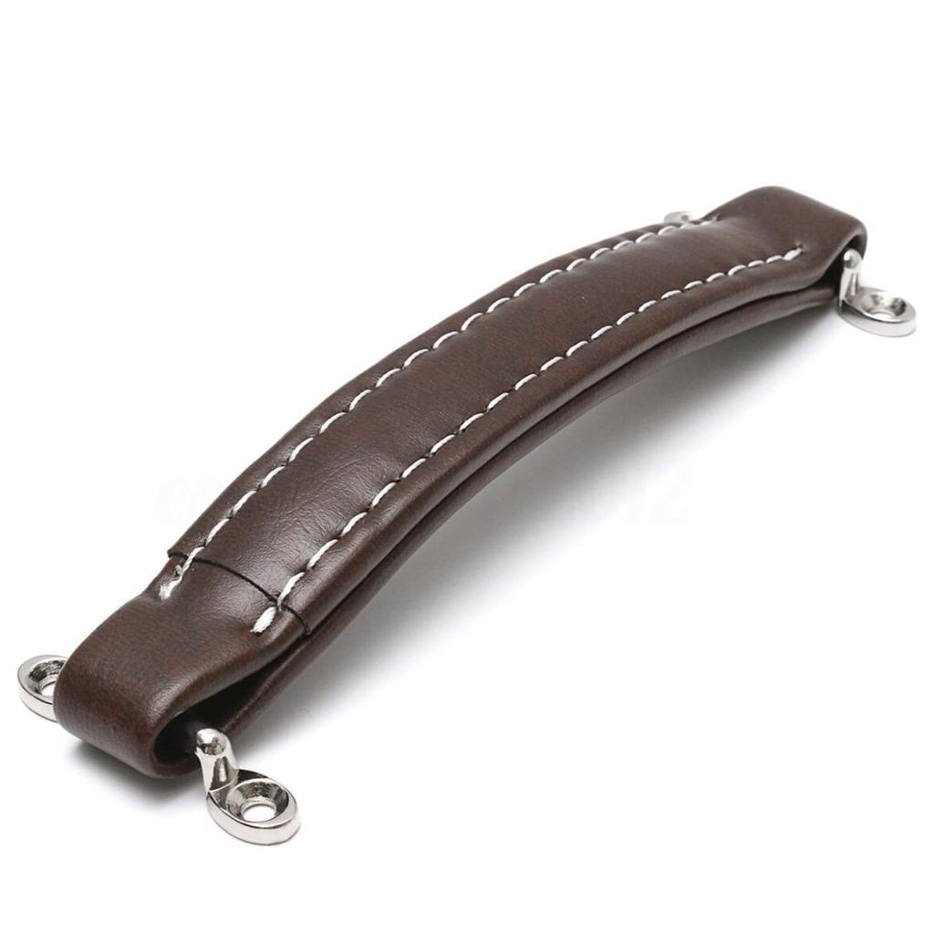 2023 Metal Vintage Leather Style Guitar Amp Handle Strap for Fender Amplifiers Guitar Ukulele Musical Instrument Parts Accessories