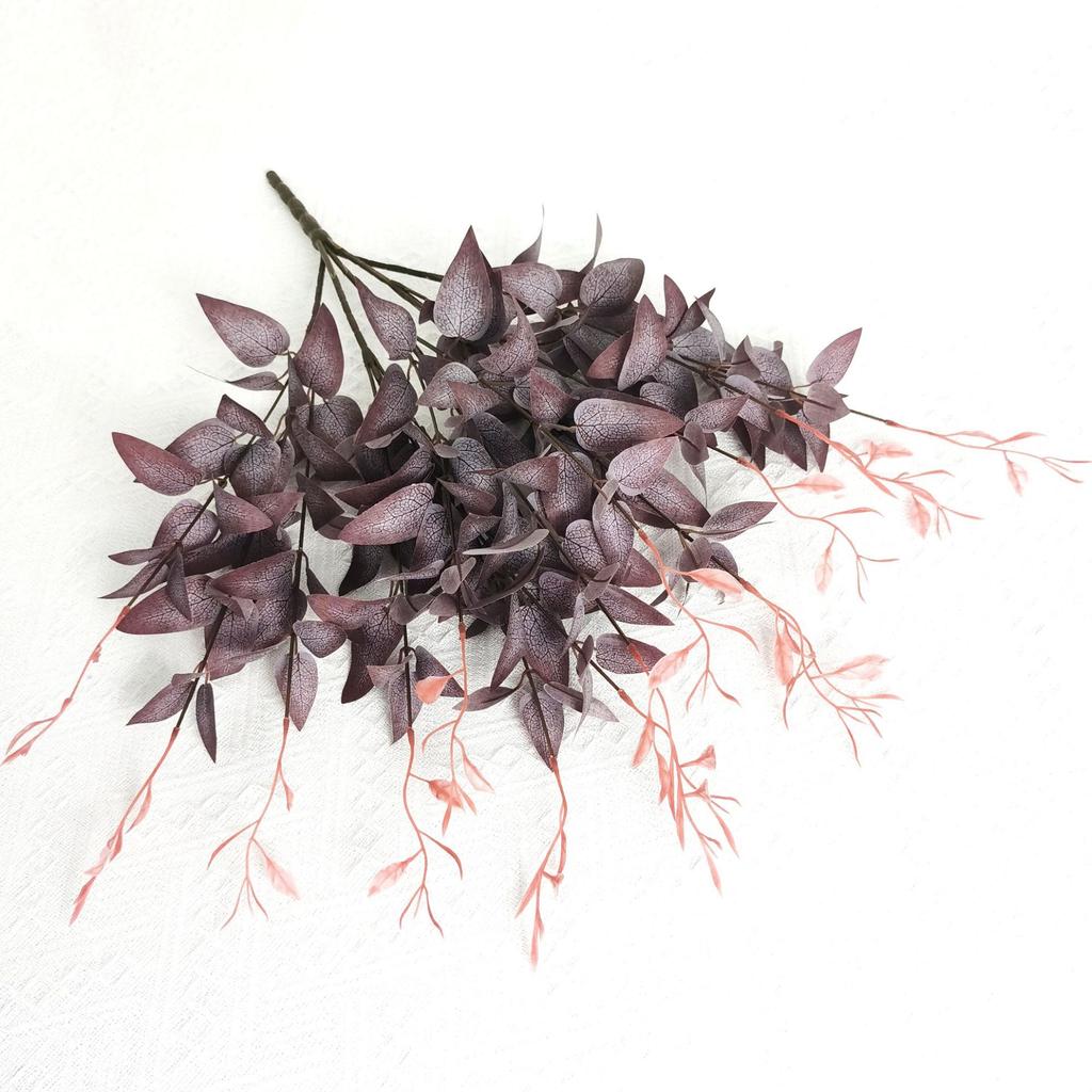 Simulation Plant Clematis Honeysuckle Leaves, Simulation Wall Hanging Hanging Rattan Decoration, Wedding Scene Auditorium Decoration