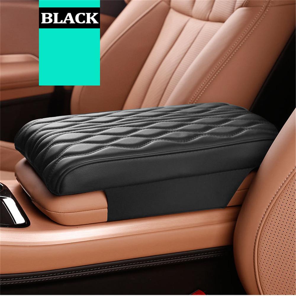 Car Armrest Pad Cover Universal Center Console Wave Pattern Auto Seat Armrests Box Protection Cushion Hand Supports