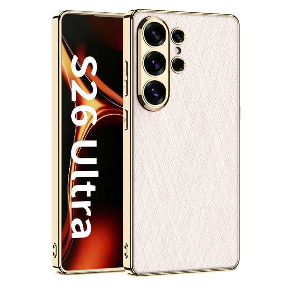 GKK For Samsung Galaxy S26 Ultra Case Electroplated PC + PU + TPU Phone Back Cover