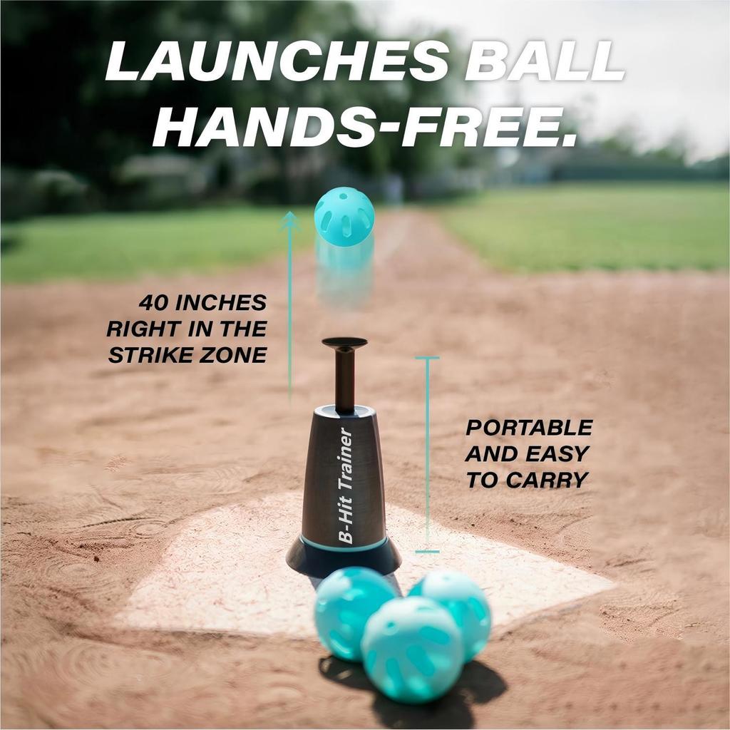 Sports Tee Popper Baseball Training Device For Indoor Outdoor Practice
