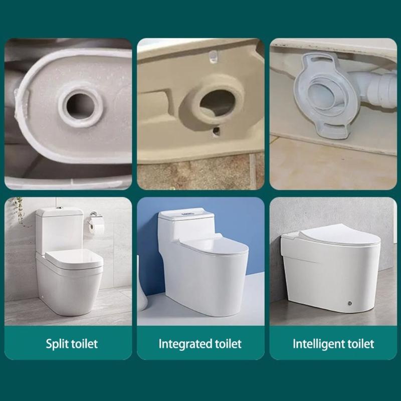 Stable Toilet Installation Sealing Rings Wear Resistant Toilet Flanges Repair Seal Valves for Bathroom Environment