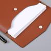 A4 Waterproof Leather Document Bag - Large Capacity Business Briefcase