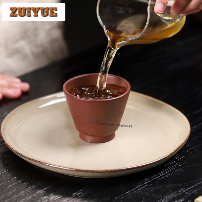 100ml Yixing Purple Clay Teacup Luxury Tea Bowl Mug Tea-tasting Fragrance Cup Chazhan Master Cups Household Cafes Decoration
