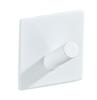 Self-Adhesive Coat Rack Hook Black Brushed White Stainless Steel Wall Mounting Without Drilling for Clothes