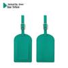 PU Leather Luggage Tag & Anti-lost Boarding Pass Holder with Logo