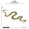 Large Snake Simulation Model - Giant Python & Cobra Children's Toy Ornament