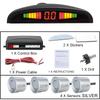 New LED Parking Sensor System Backlight Parktronic Monitor Display Kit Backup Detector Assistant 4 Probes