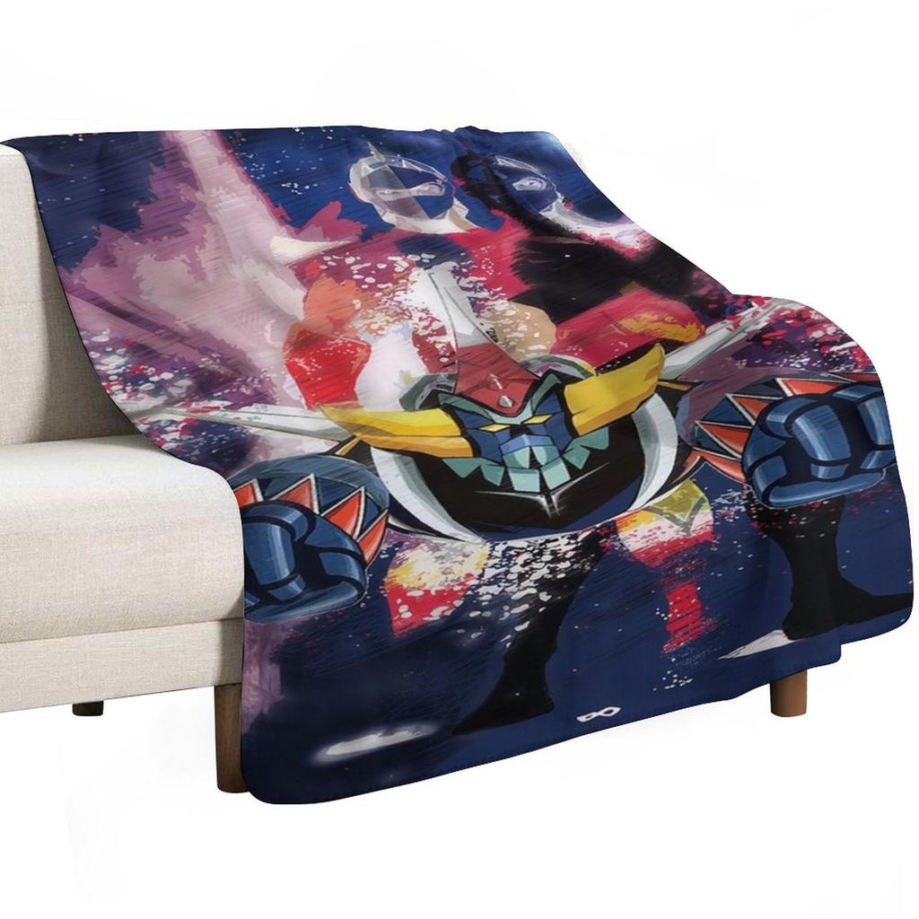 Grendizer Throw Blanket Warm Comfortable Blanket Gift for Parents Friends