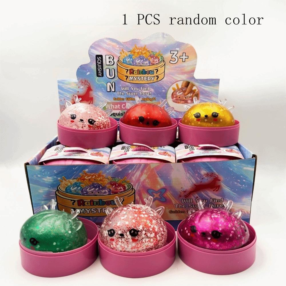 Slow Rebound Dumpling Squishy Toy Realistic Reduce Pressure Toy Dumpling Squeeze Toy Sensory Play