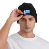 Greece Flag  Knit Hat  Street Caps Adult Unisex Kpop Beanie Hats Spring Graphic Thermal Elastic Bonnet Hats