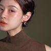 Women's 2023 Trendy Bow Zirconia Dangle Stud Earrings - Light Luxury Niche Design
