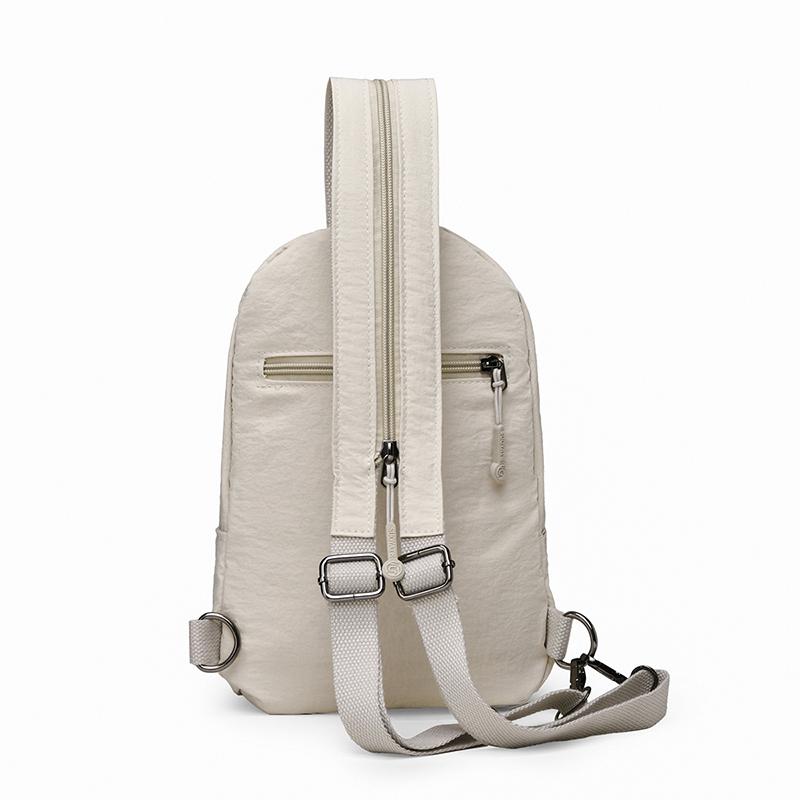 Brusttasche Leichte wasserabweisende Nylon-Tasche Umhängetasche Handtasche Multifunktionaler Damen-Rucksack