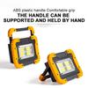 Portable Super Bright Spotlight 4 COB 3000LM Flashlight Solar Work Lamp Outdoor Camping Emergency Floodlight With Solar Panel
