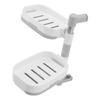 Soap Holder Detachable Two Layers Space Saving Wall Mounted Rotating Soap Dish for Bathroom Shower