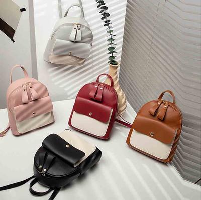 Fashion Lady Shoulders Small Backpack Letter Purse Mobile Phone Messenger Bag