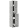 VidaXL Armoire d'apothicaire gris béton 30x41x174,5 cm bois ingénierie, coffre d'apothicaire, meuble d'apothicaire, coffre à 3309630