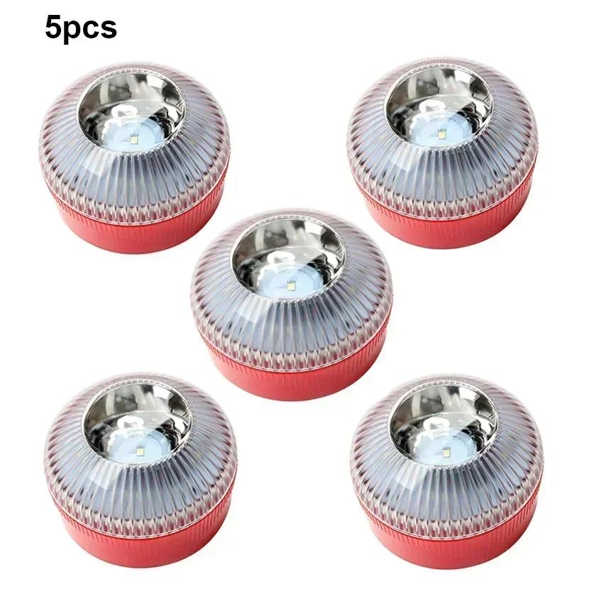 Newest Portable Emergency Light Car Emergency Beacon Light Orange/Blue/Red Magnetic Induction Strobe Light Waterproof Flashlight